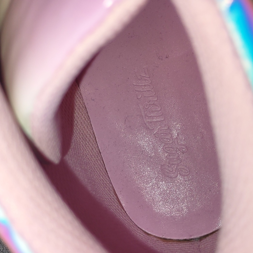 Sugar Thrillz Size 10 Platform Iridescent Shoes - Picture 13 of 16